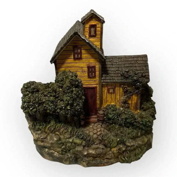 Thomas Kinkade Hawthorne Village Turner's Mill Miniature Handcrafted - Picture 1 of 5